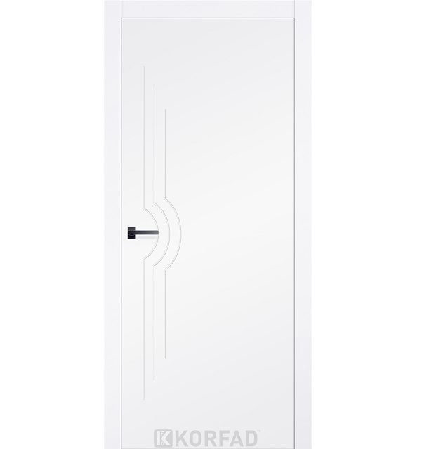Двері міжкімнатні Korfad Excellence Bonetti біла емаль (фарбовані двері Корфад)