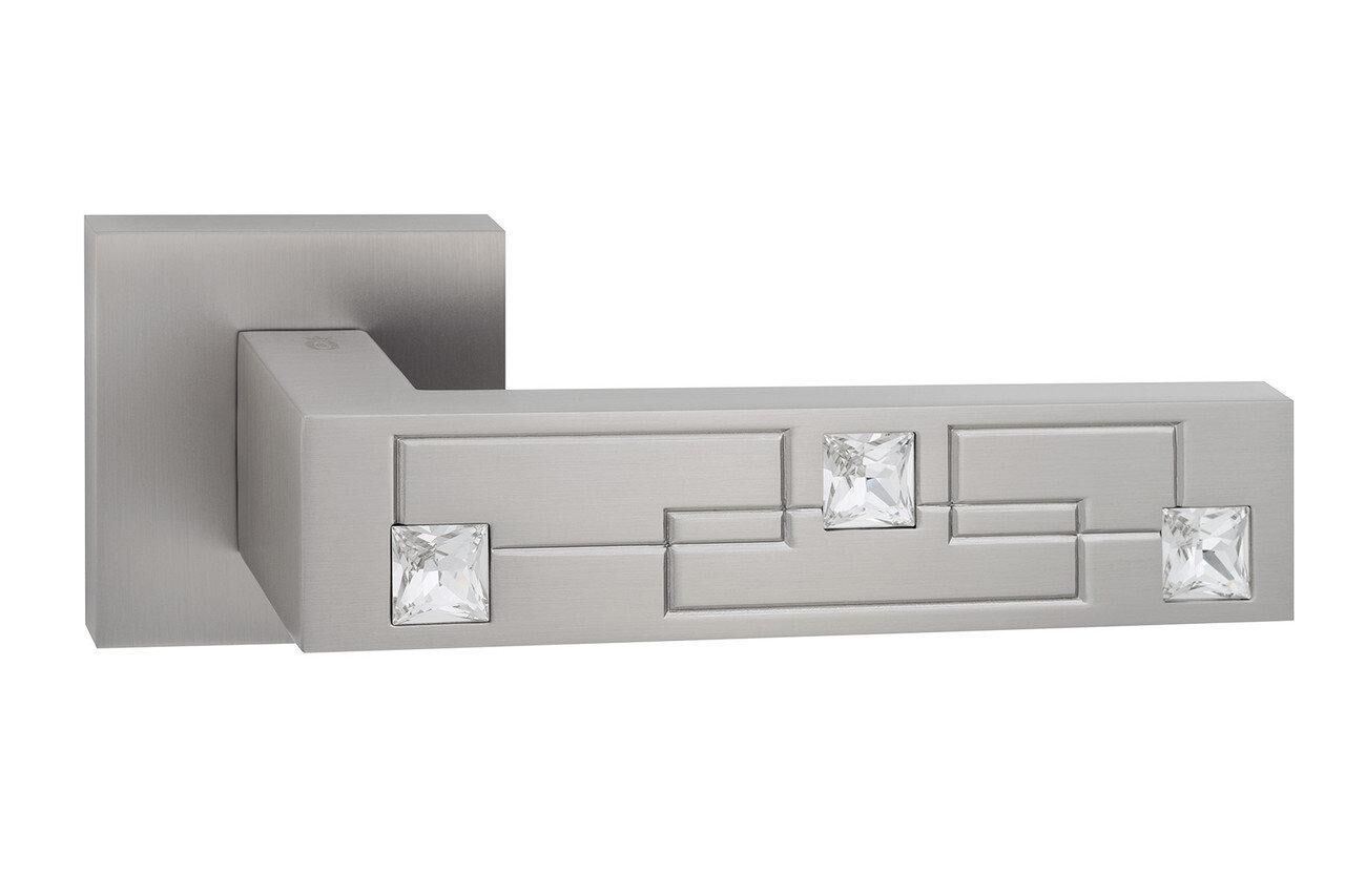 Ручки для входных/межкомнатных дверей Oro&Oro LOTUS 102СR-13E матовый никель