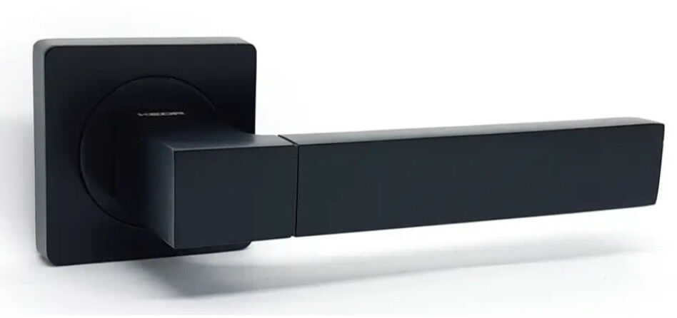 Ручки на міжкімнатні двері KEDR R08.081 Black чорний матовий