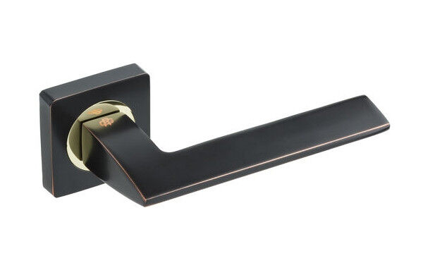 Ручки дверные Gavroche SCANDIUM A1 ORB/PB черный с патиной/золото (для межкомнатных дверей)
