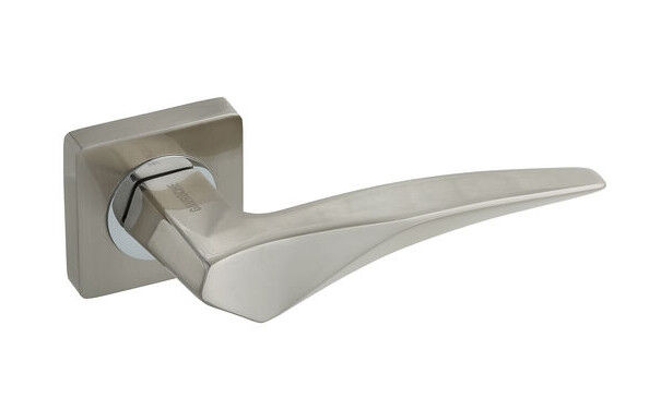 Ручки дверные Gavroche TANTALUM Z3 SN/CP матовый никель/хром (для межкомнатных и входных дверей)