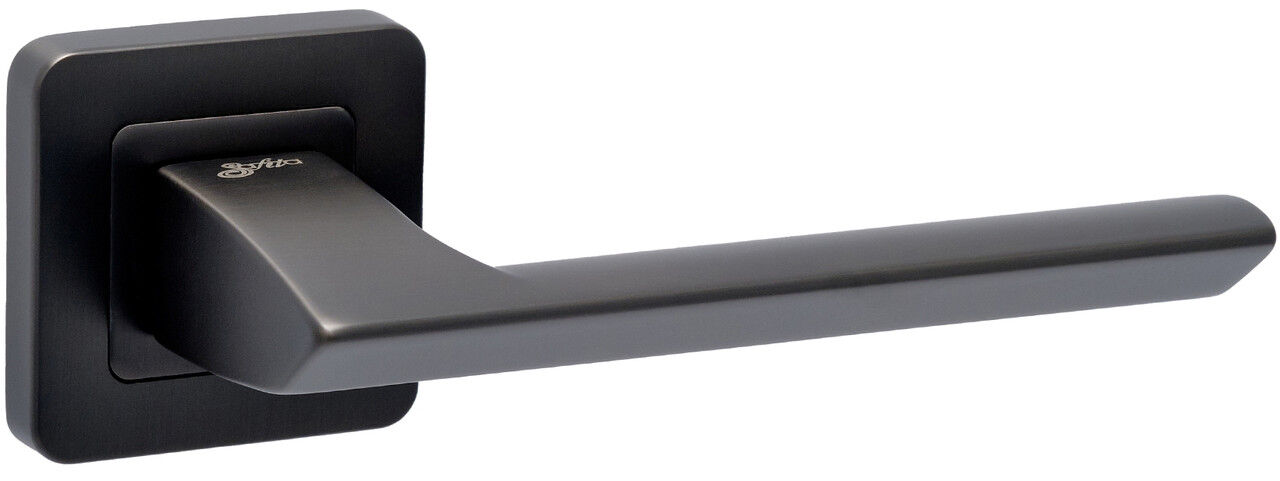 Ручки для дверей SAFITA Razor SQ MSB матовий графіт (на міжкімнатні та вхідні двері)