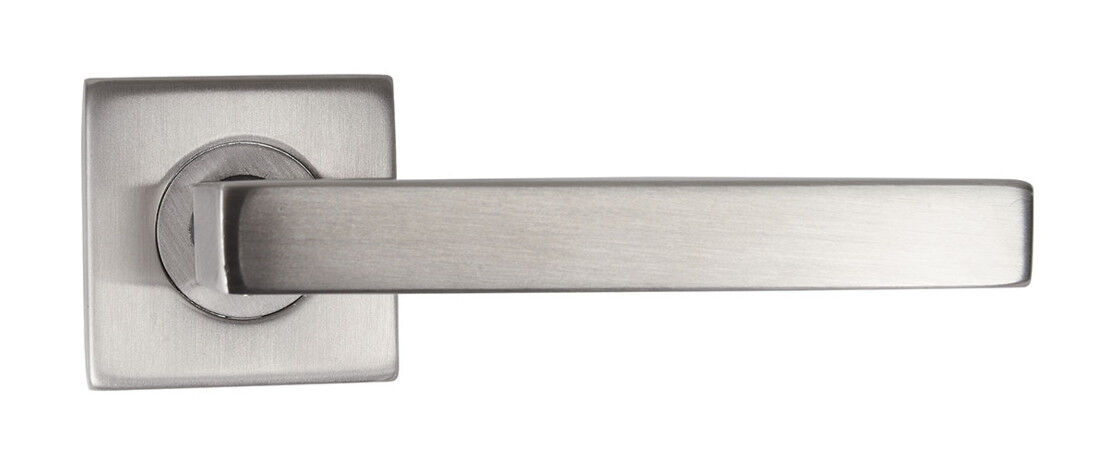 Ручки дверные для межкомнатных и входных дверей SIBA Parma SSR02 нержавеющая сталь (22 22)