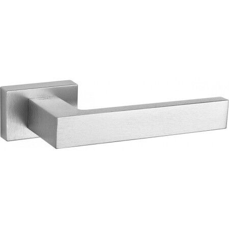 Дверные ручки TUPAI SQUARE 2275RT-96 хром матовый (для входных и межкомнатных дверей)