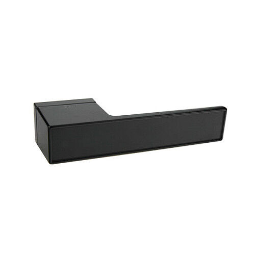 Ручки дверные на розетке FORME Icon 302 N52 черный матовый (под вставку)