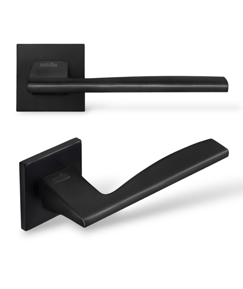 Ручки для дверей MVM Z-1220/E20 Black чорний матовий