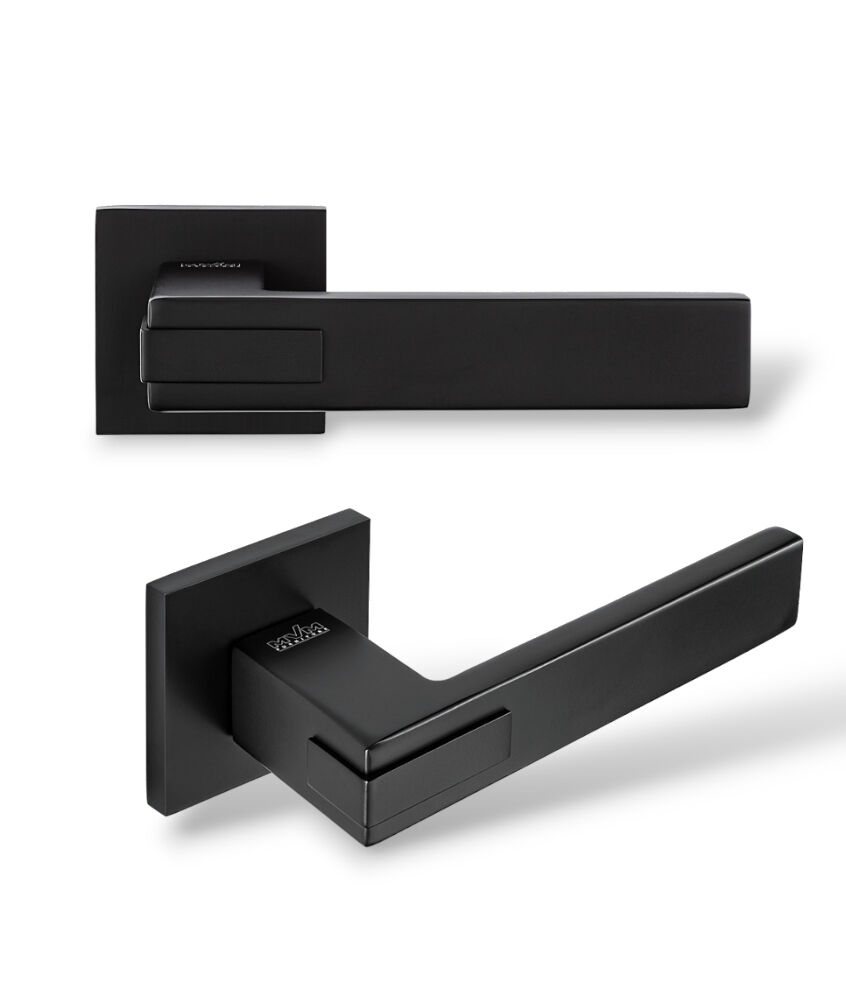 Ручки дверные MVM Z-1320/E20 BLACK черный матовый