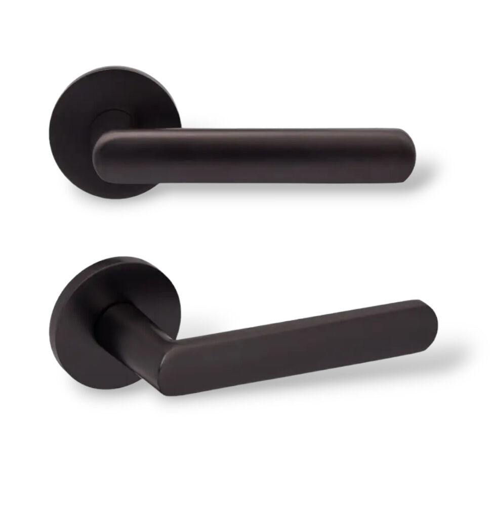 Ручки дверные Gavroche THALLIUM Z33 Black черный (для межкомнатных и входных дверей)