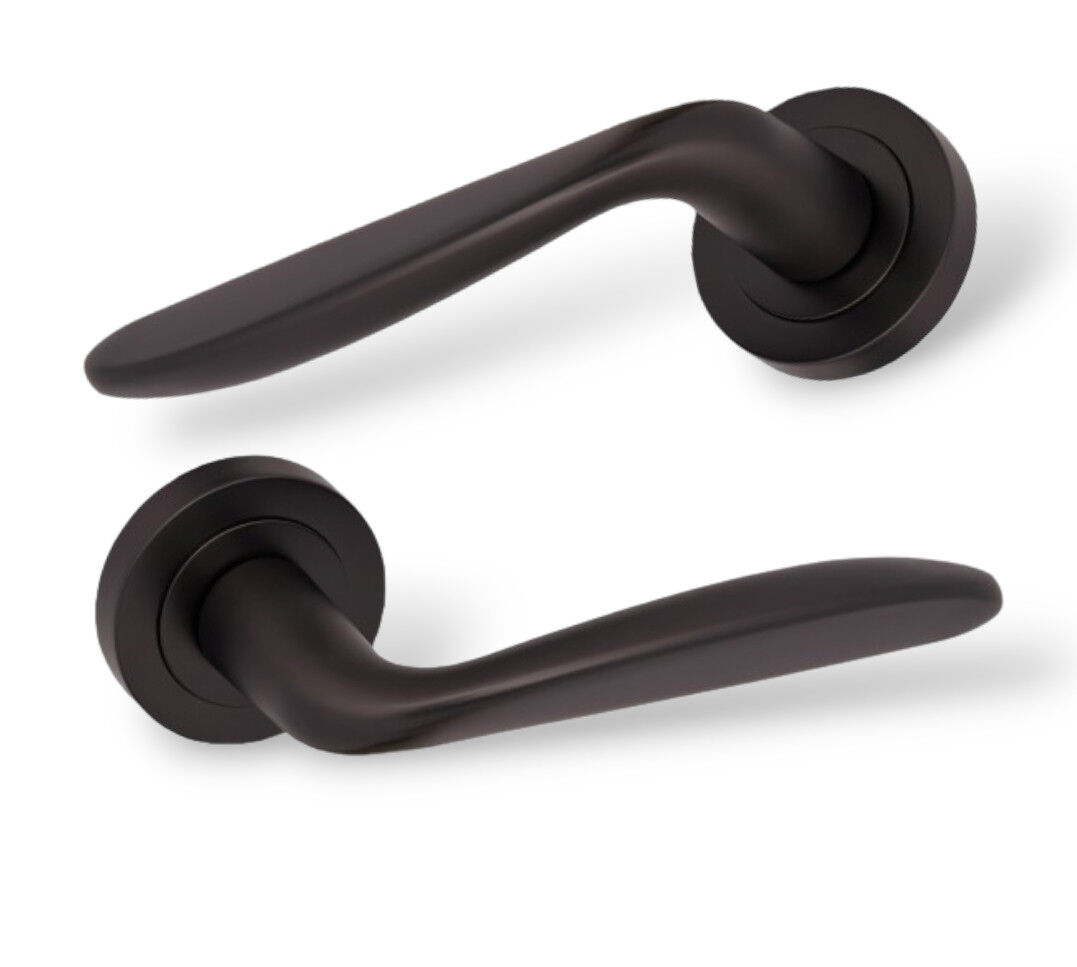 Ручки дверные Gavroche IRIDIUM Z2 Black черный матовый (для межкомнатных и входных дверей)