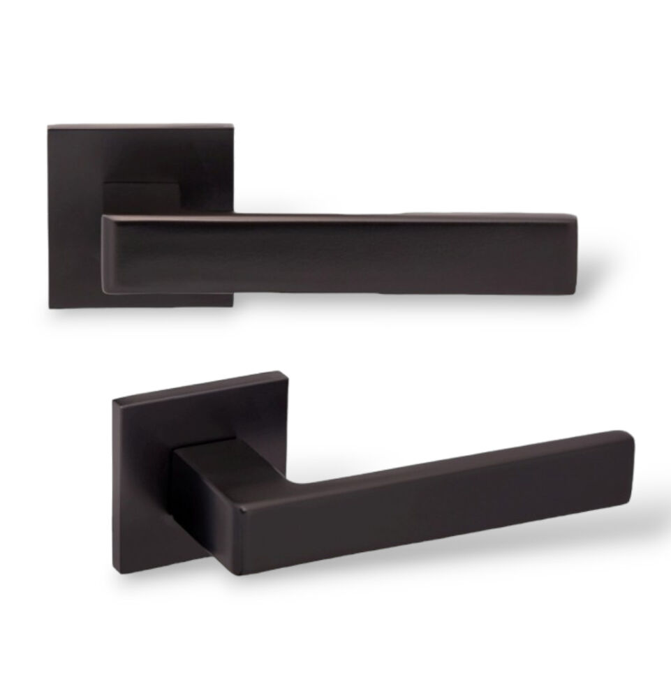Ручки дверные Gavroche THORIUM Z25 Black черный (для межкомнатных и входных дверей)