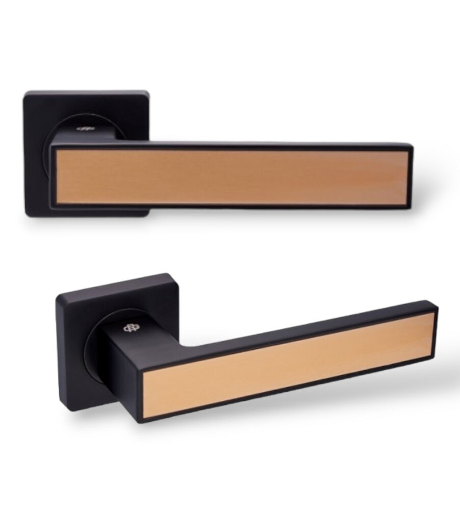 Ручки дверные Gavroche MAGNIUM A1 Black/Gold черный/золото (для межкомнатных дверей)