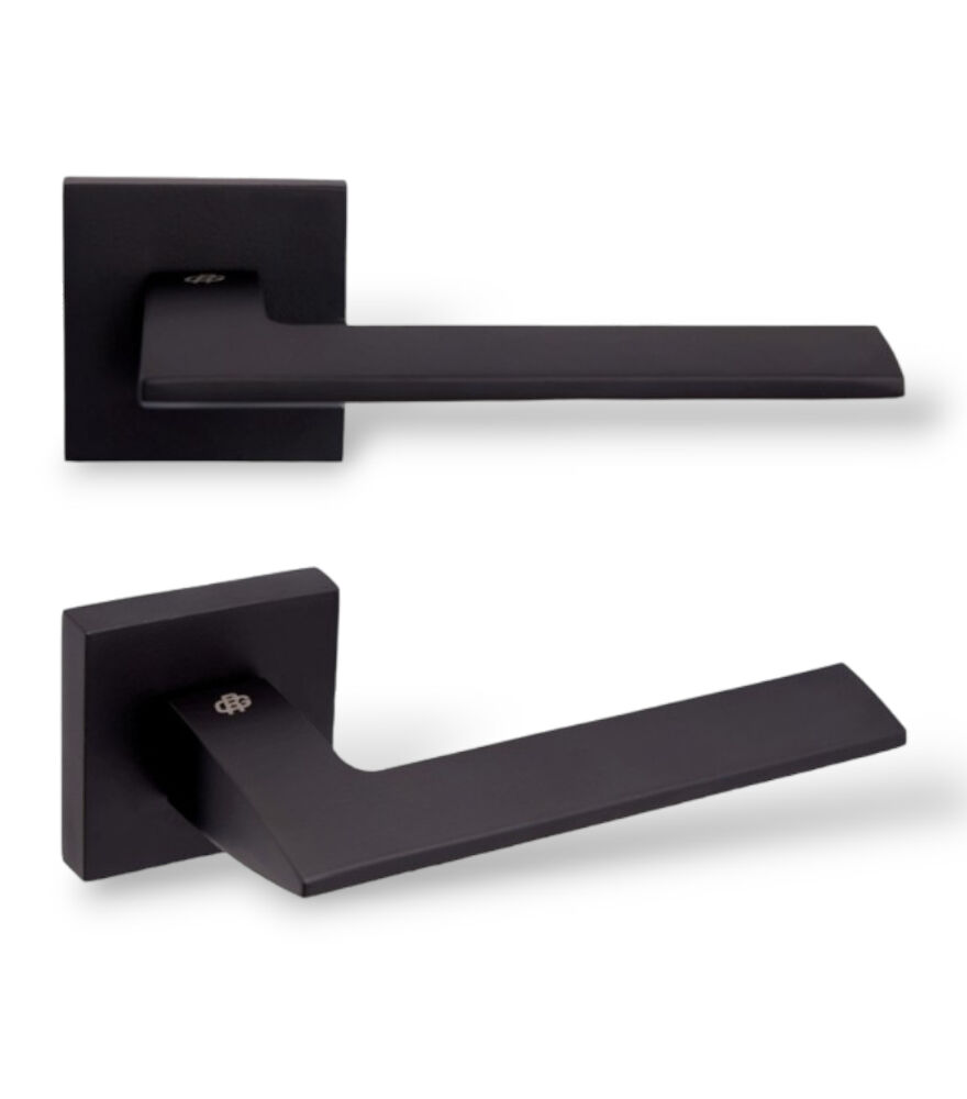 Ручки дверные Gavroche SCANDIUM A3 Black черный матовый (для межкомнатных дверей)