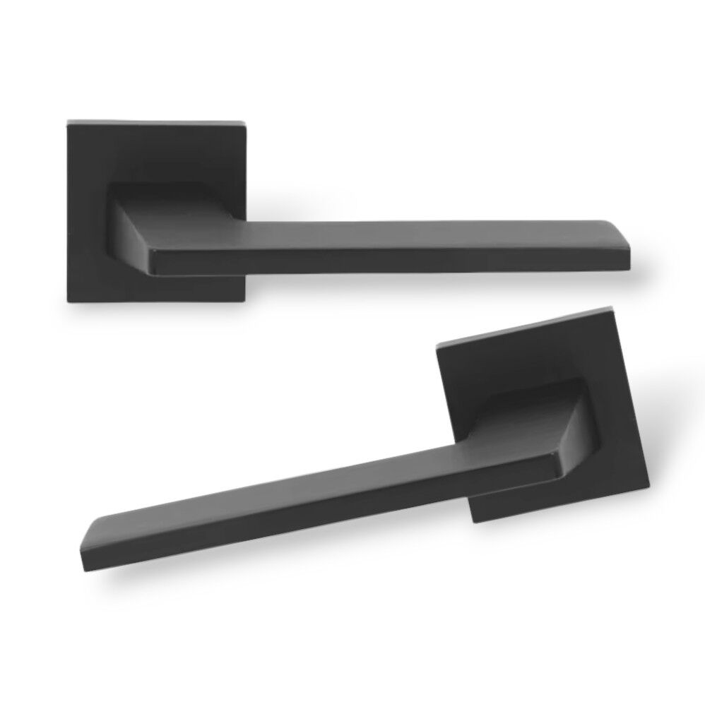 Ручки для межкомнатных и входных дверей RDA Twist черный матовый