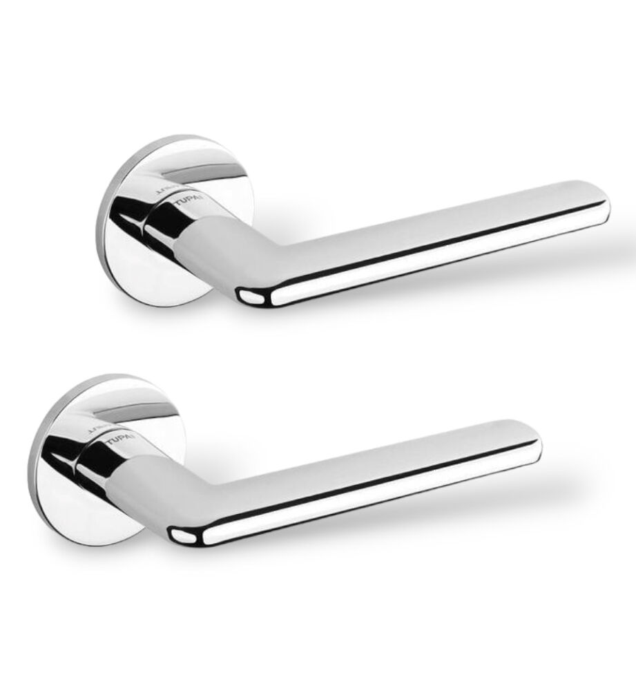 Дверные ручки TUPAI 3098 5S-03 хром полированный (для входных и межкомнатных дверей)