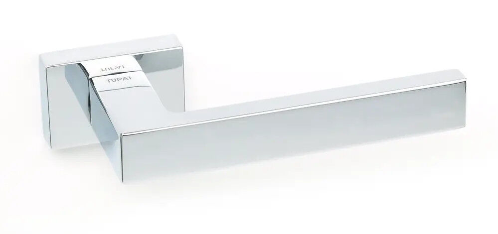 Дверные ручки TUPAI SQUARE 2275RT-03 хром полированный (для входных и межкомнатных дверей)