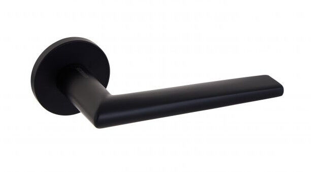 Дверные ручки Gavroche RUTHENIUM A33 Black черный матовый (для межкомнатных и входных дверей)