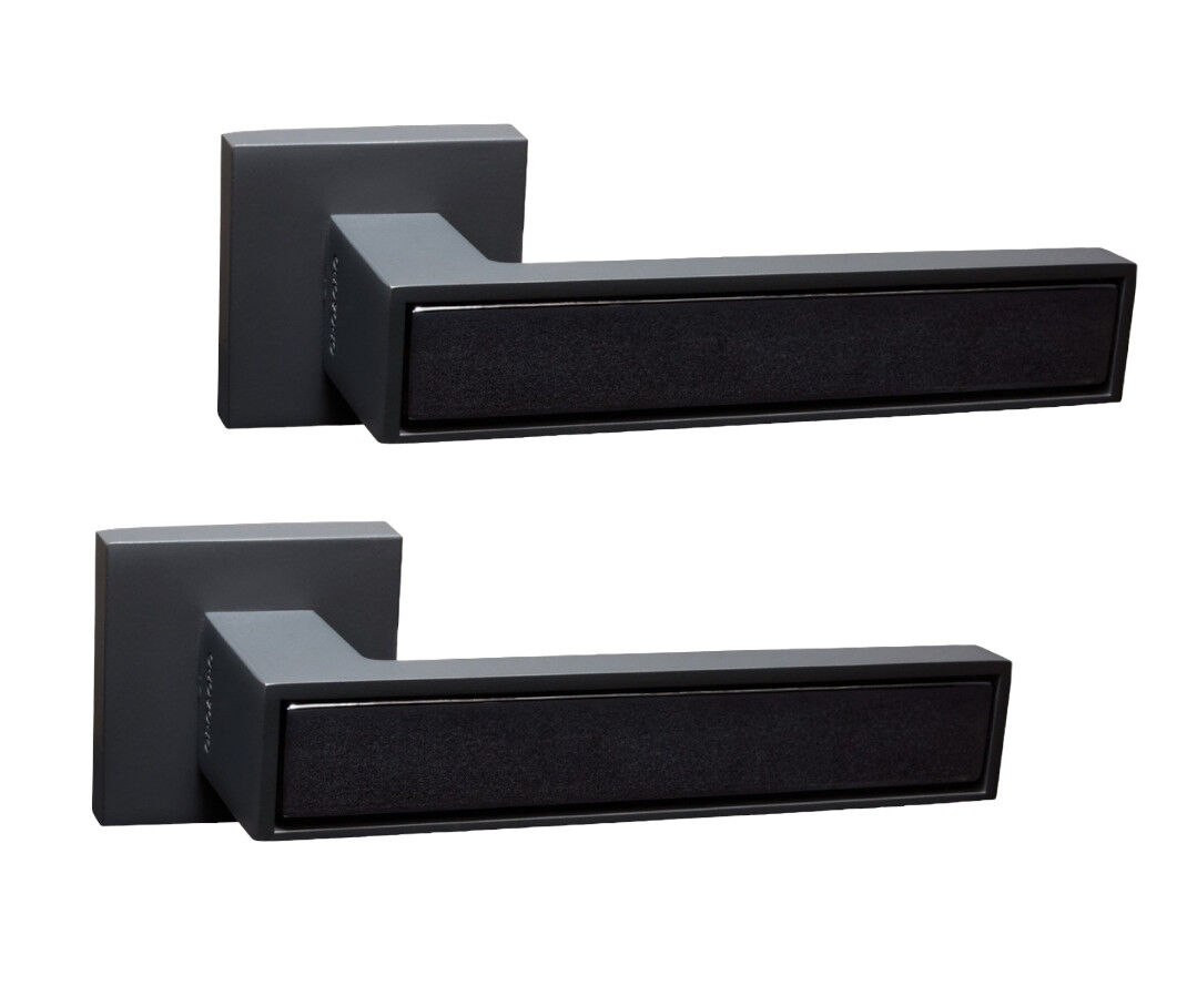 Ручки для межкомнатных дверей Oro&Oro PRESTIGE 204-15E Black черный матовый