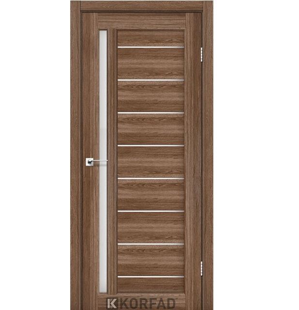 Двері міжкімнатні Корфад/ KORFAD VND-02 Дуб грей (зі склом сатин)