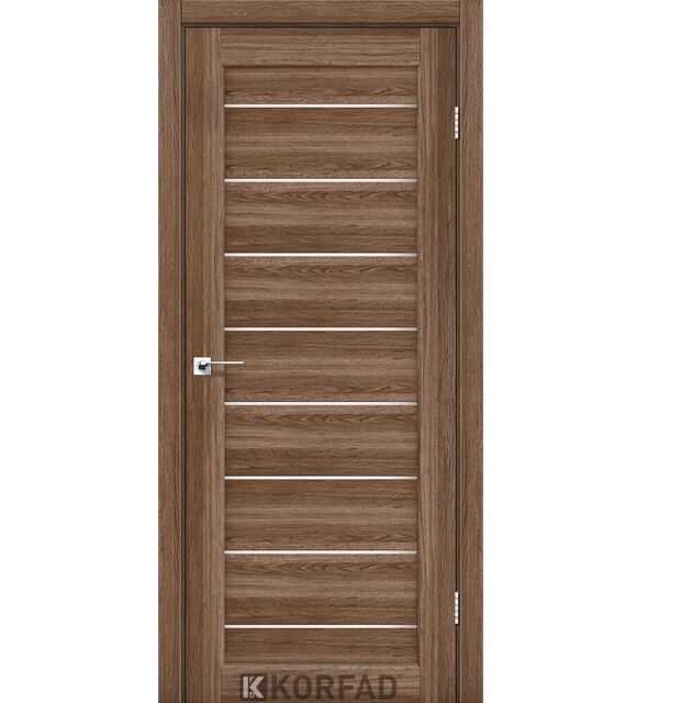 Двері міжкімнатні Корфад/ Korfad PND-01 Дуб грей (скло сатин)
