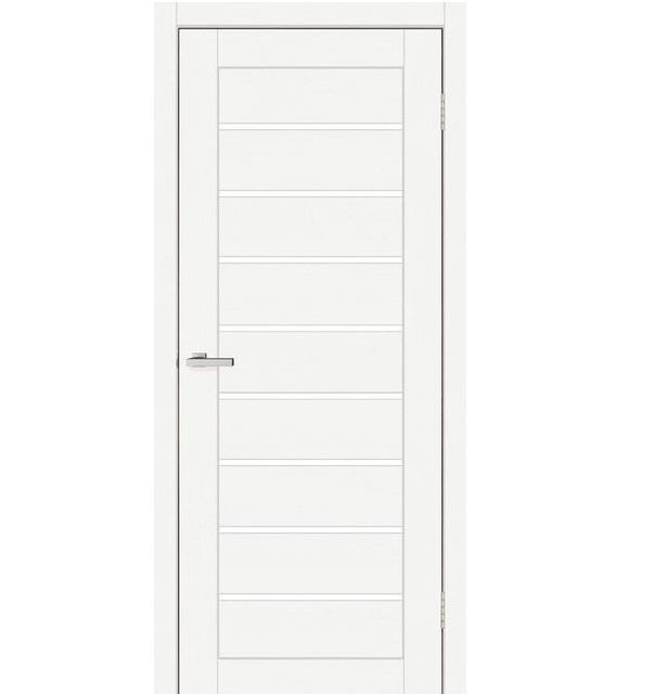 Двери межкомнатные Doors Smart C018 Белый ПВХ (со стеклом сатин)