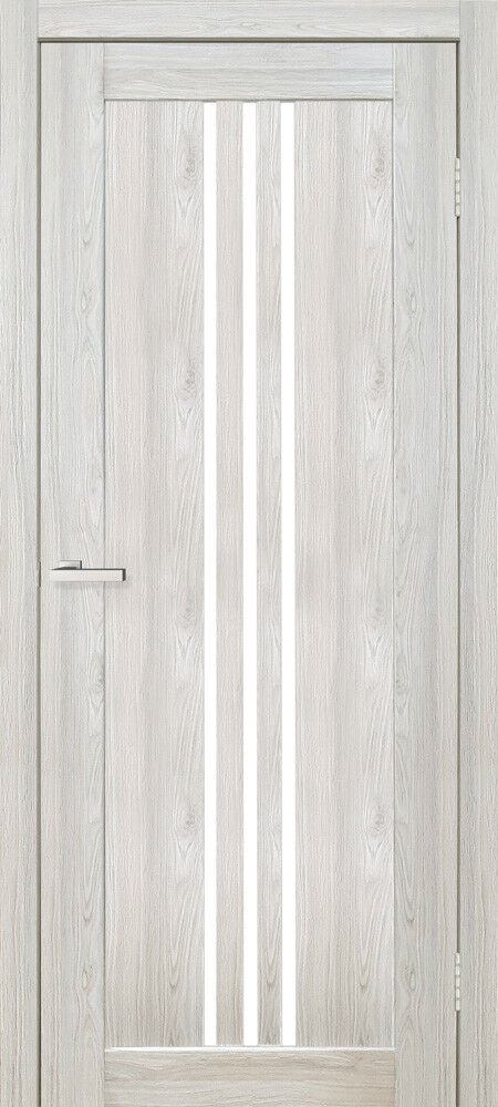 Двери межкомнатные Doors Smart C049 Дуб шале ПВХ (со стеклом сатин)