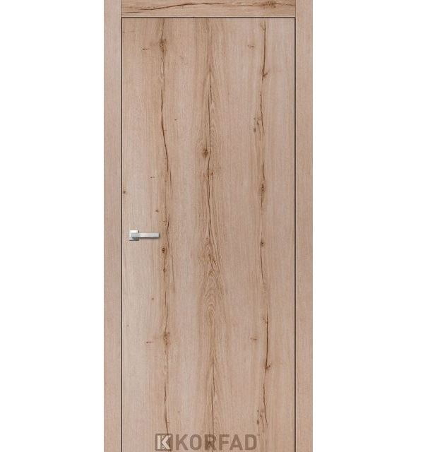 Двері міжкімнатні KORFAD WOOD PLATO WP-01 Дуб тобакко (глухі-щитові)