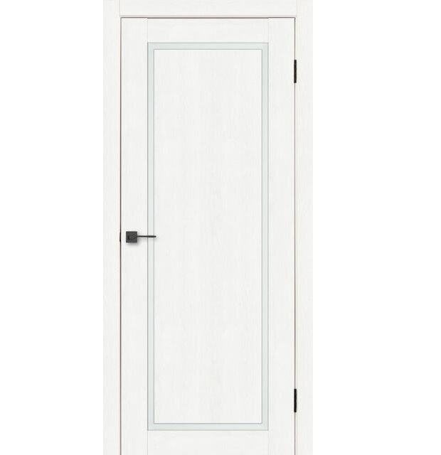Двері міжкімнатні Doors Smart C090 Дуб Меренго ПВХ (зі склом сатин)