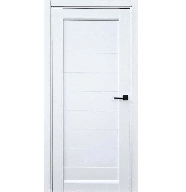 Міжкімнатні двері Estet Doors МК Мілан ПВХ білий матовий глухі