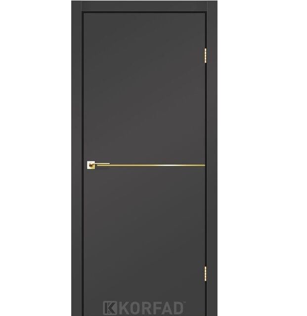 Двері міжкімнатні Корфад/ KORFAD DLP-01 антрацит Super PET