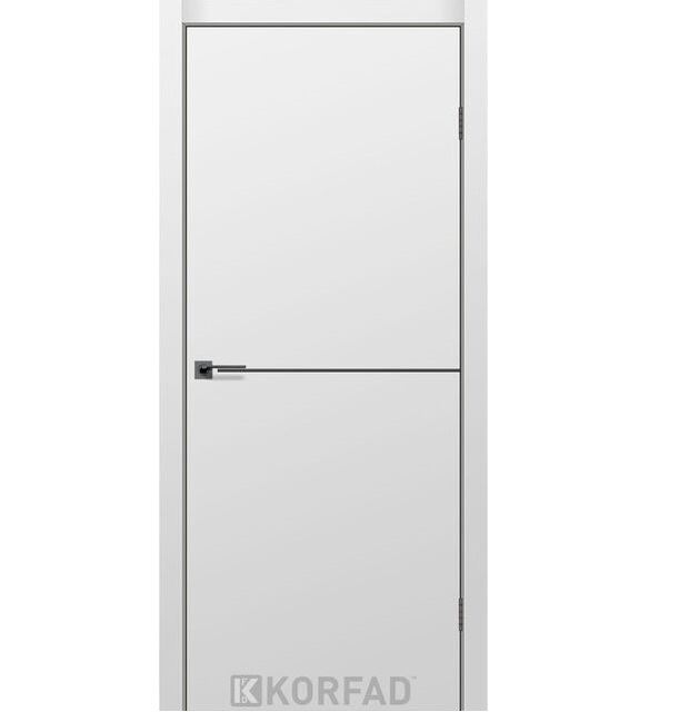 Двері міжкімнатні Корфад/ KORFAD DLP-01 сірий Super PET