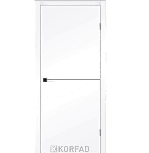 Двері міжкімнатні Корфад/ KORFAD DLP-01 Білий перламутровий