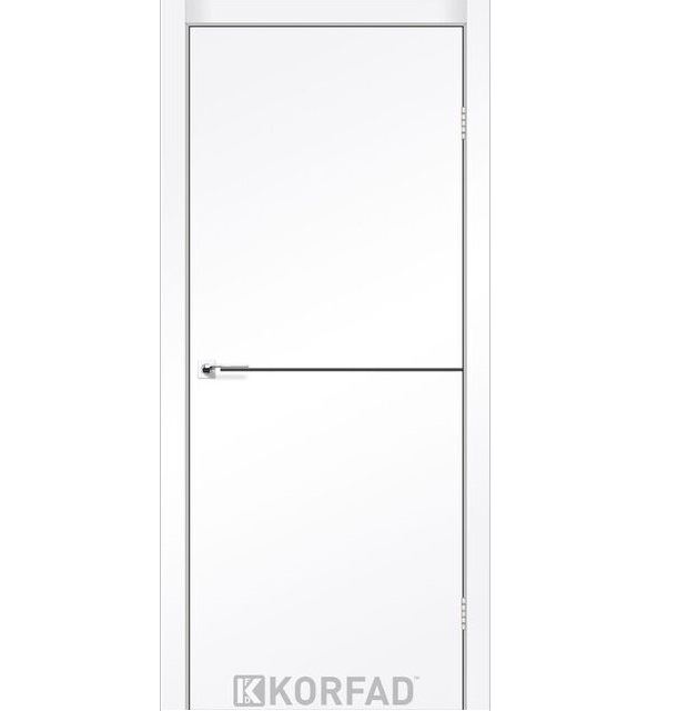 Двері міжкімнатні Корфад/ KORFAD DLP-01 Білий перламутровий