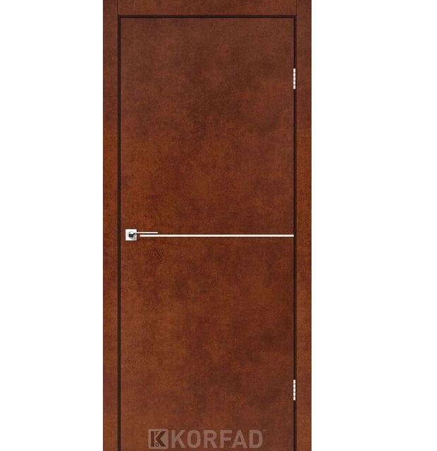 Двері міжкімнатні Корфад/ KORFAD DLP-01Сталь кортен