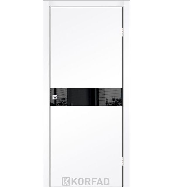 Двері міжкімнатні Корфад/ KORFAD GLP-01 аляска Super PET BLK