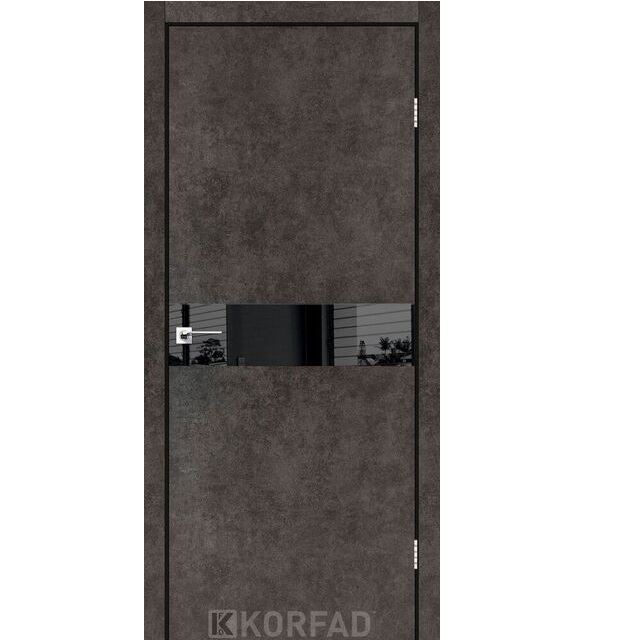 Двері міжкімнатні Корфад/ KORFAD GLP-01 Лофт бетон BLK