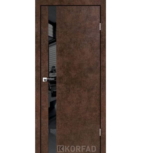 Двері міжкімнатні Корфад/ KORFAD GLP-02 Арт бетон BLK