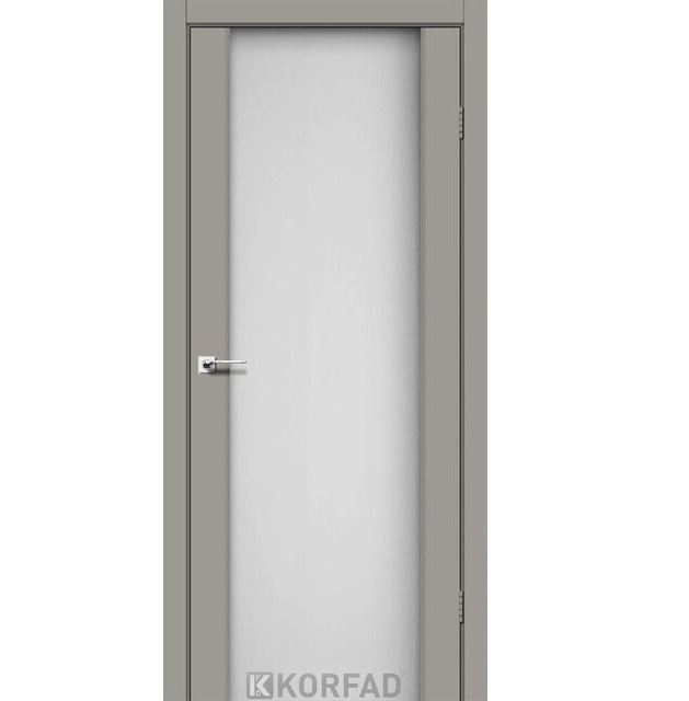 Двери межкомнатные Корфад/ KORFAD SR-01 серый Super PET