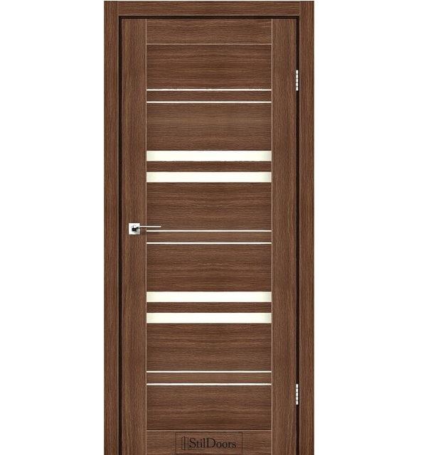 Двери межкомнатные Стильдорс/ StilDoors Slovenia - Орех золотой (со стеклом сатин)