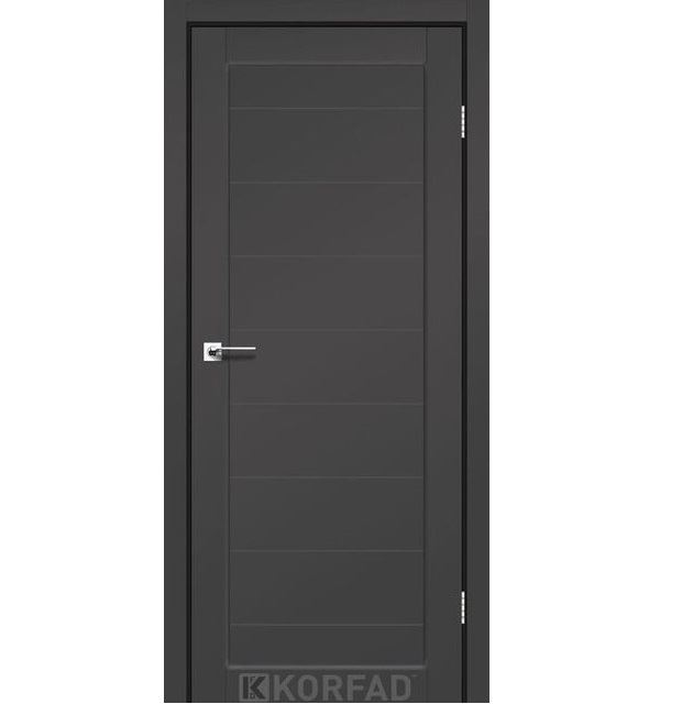 Двери межкомнатные Корфад/ KORFAD PR-05 Super PET антрацит (глухие)