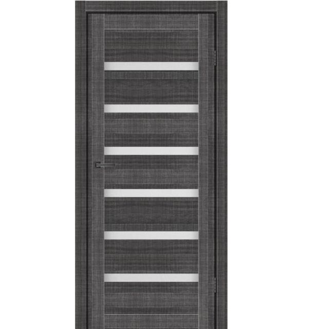 Двери межкомнатные MSDoors LOUISIANA Вудгрей (со стеклом сатин)