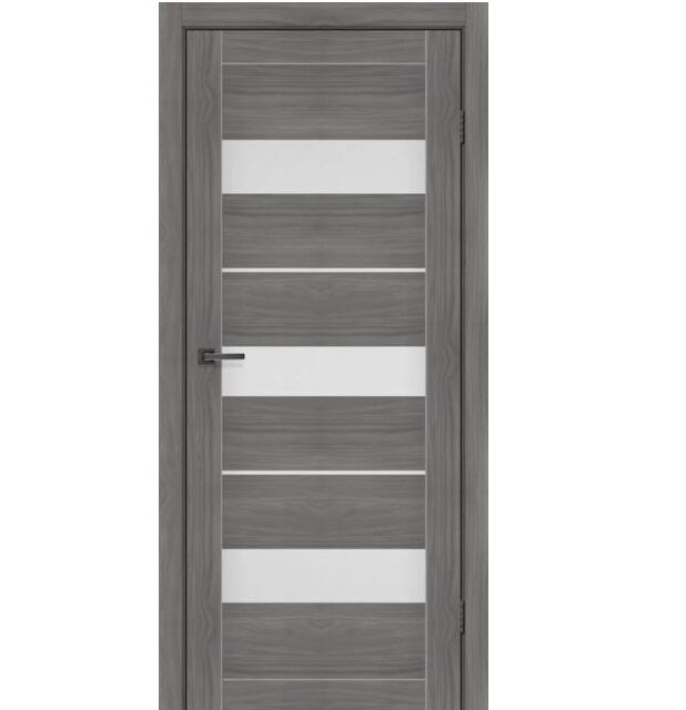 Двери межкомнатные MSDoors Vegas Бук стальной (со стеклом сатин)
