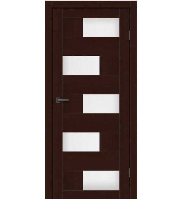 Двері міжкімнатні MSDoors Havana Горіх темний (зі склом сатин)