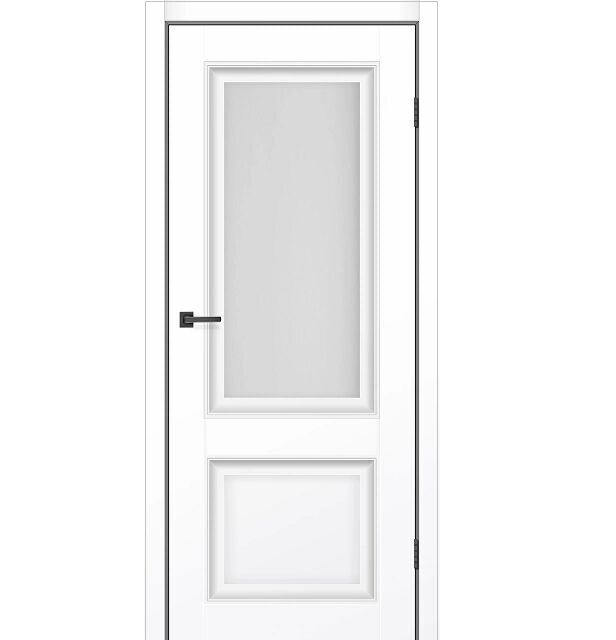 Двері міжкімнатні MDoors Indiana Білий матовий (зі склом сатин)