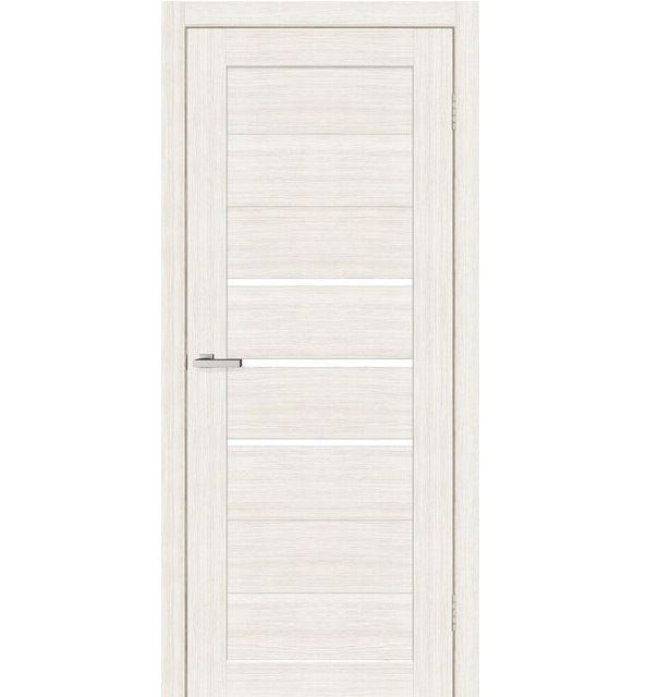 Двері міжкімнатні Оміс Cortex Deco 06 Дуб Bianco (зі склом сатин)