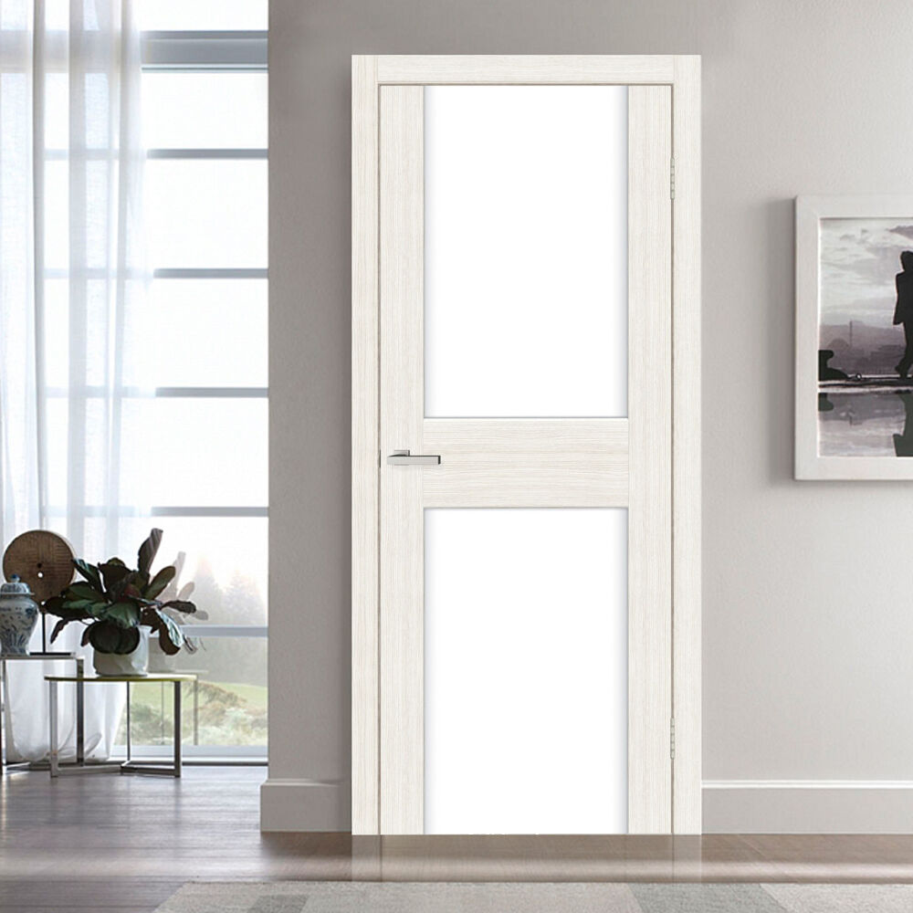Двері міжкімнатні Оміс Cortex Gloss 03 Bianco тріплекс молочний