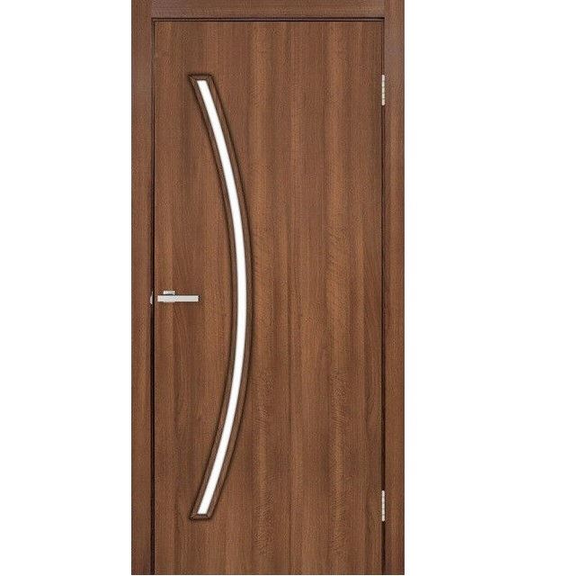 Двері міжкімнатні MSDoors Ostin Горіх міланський (зі склом сатин)