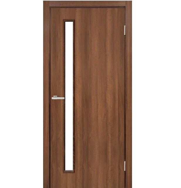 Двері міжкімнатні MSDoors Takoma Горіх міланський (зі склом сатин)