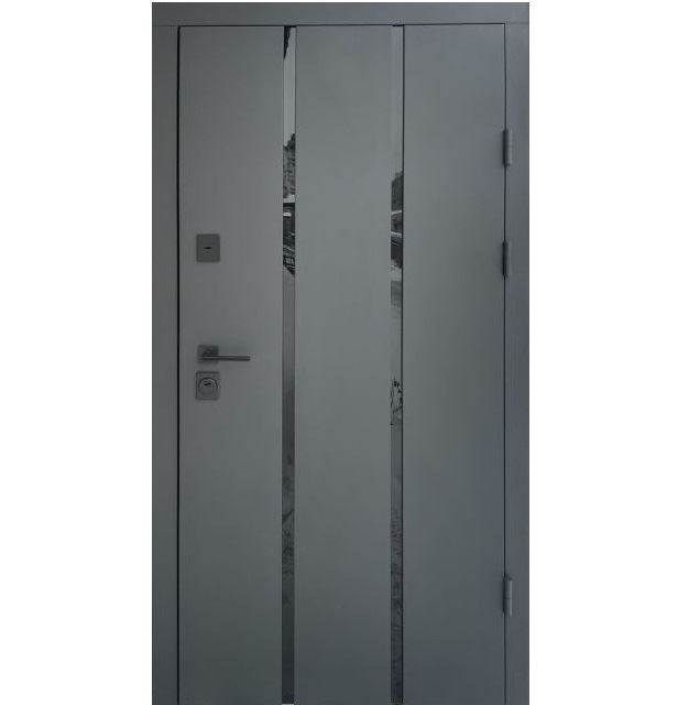 Входные двери уличные Qdoors Норд Glass - Стрит (с терморазрывом)