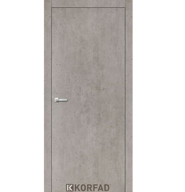 Двері міжкімнатні Корфад/ KORFAD Loft Plato LP-01 Лайт бетон (глухі-щитові)