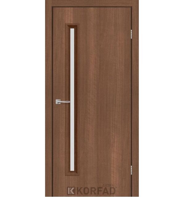 Двері міжкімнатні Korfad Express Corner Glass-01 Вільха гірська (скло сатин)